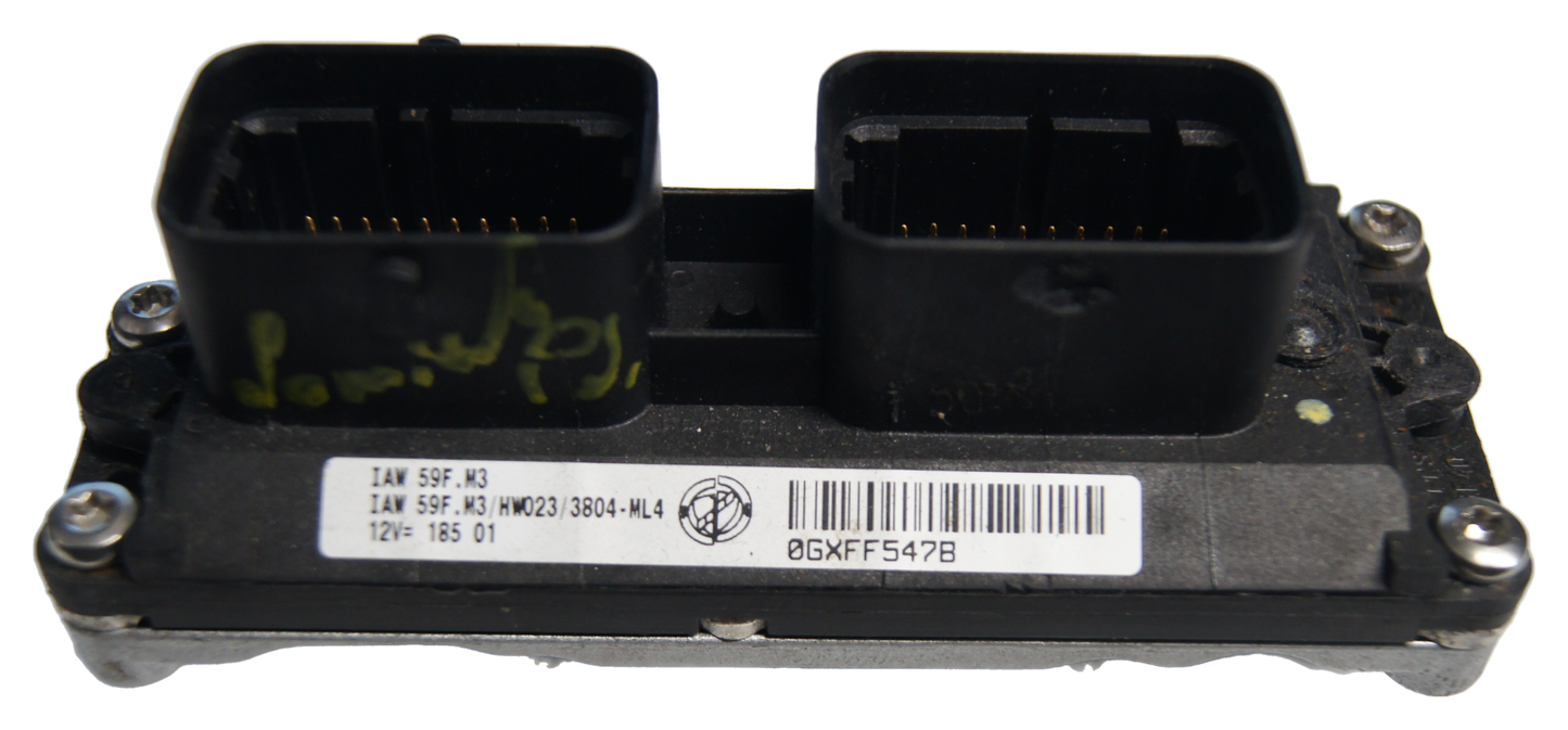FIAT PUNTO 1.2 ECU IAW59F.M3/HW023/3804-ML4. VIRGIN . SELFCODING - Glasgow Car Parts Store