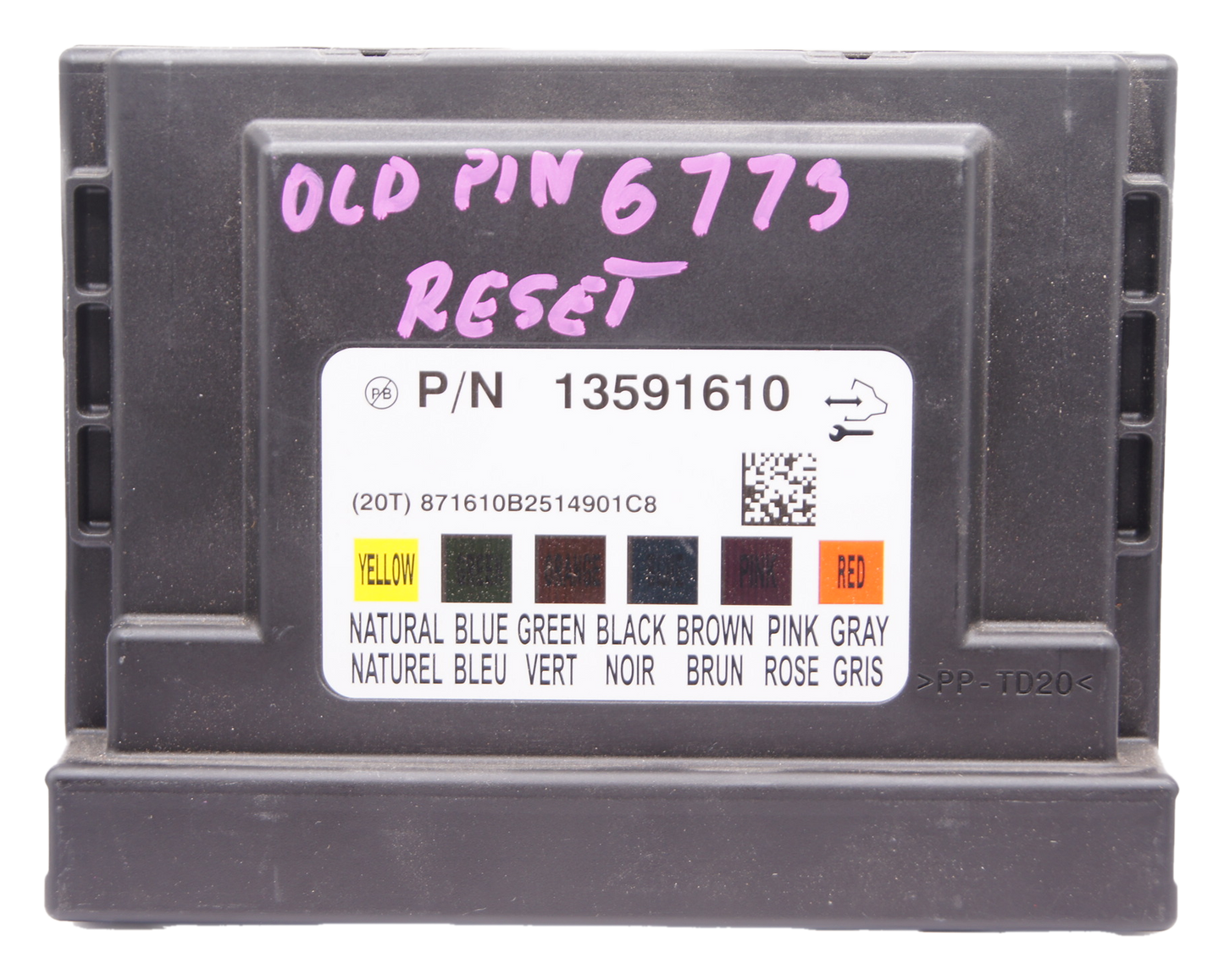 VAUXHALL ASTRA J ZAFIRA  BODY CONTROL MODULE BCM ECU 13591610 PLUG & PLAY - Glasgow Car Parts Store