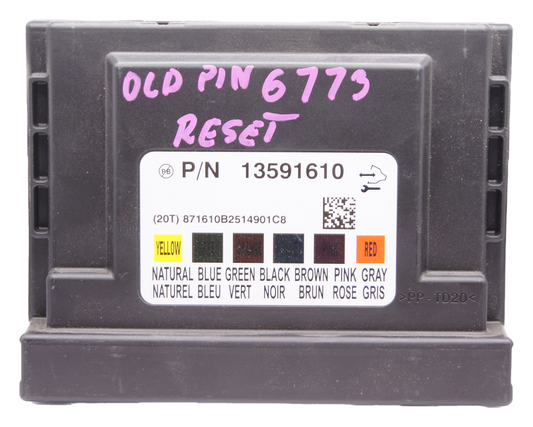 VAUXHALL ASTRA J ZAFIRA  BODY CONTROL MODULE BCM ECU 13591610 PLUG & PLAY - Glasgow Car Parts Store