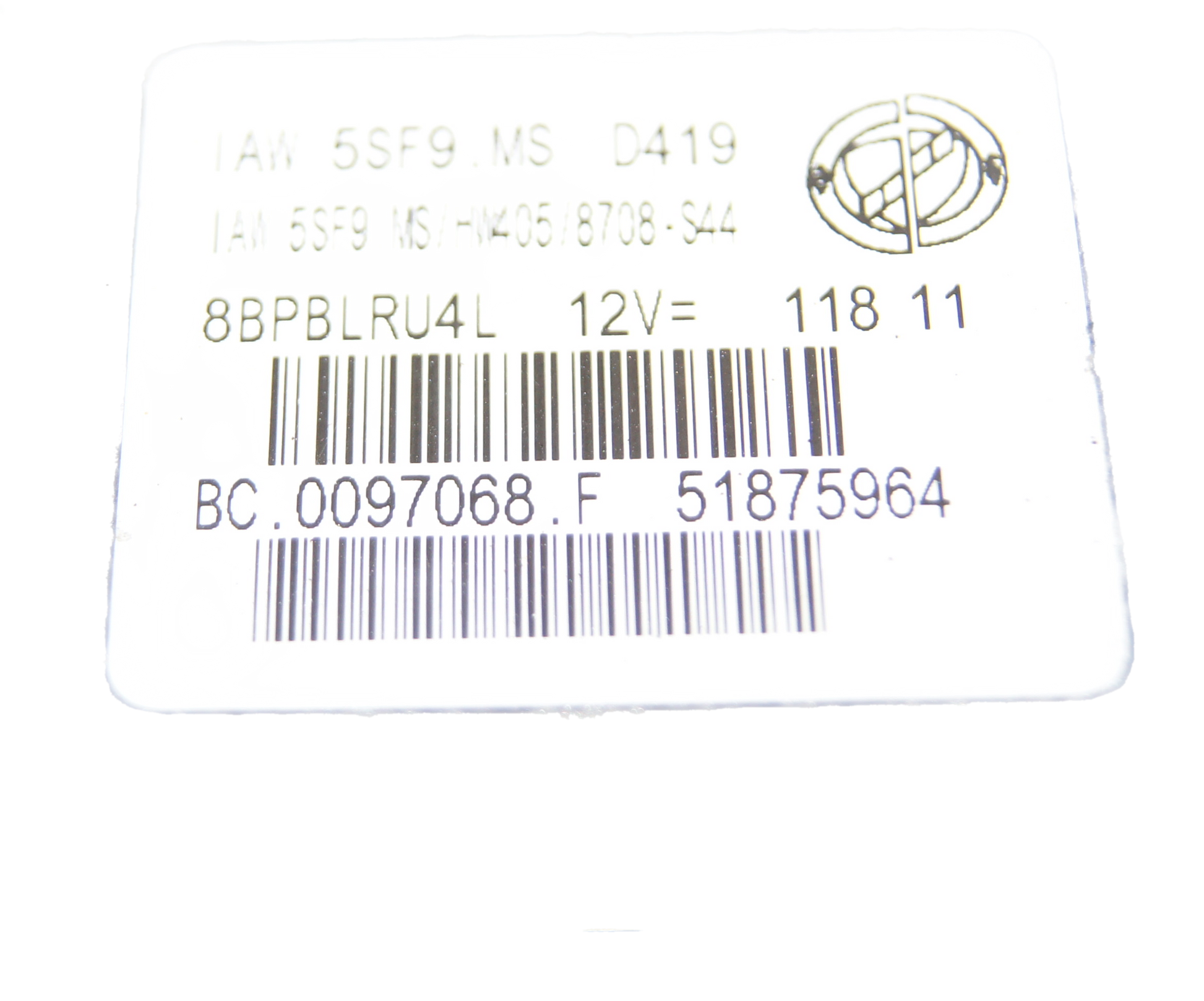 Fiat 500 ECU IAW5SF9.MS / HW405 / 51875964 Plug & Play VIRGIN - Self coding - Glasgow Car Parts Store
