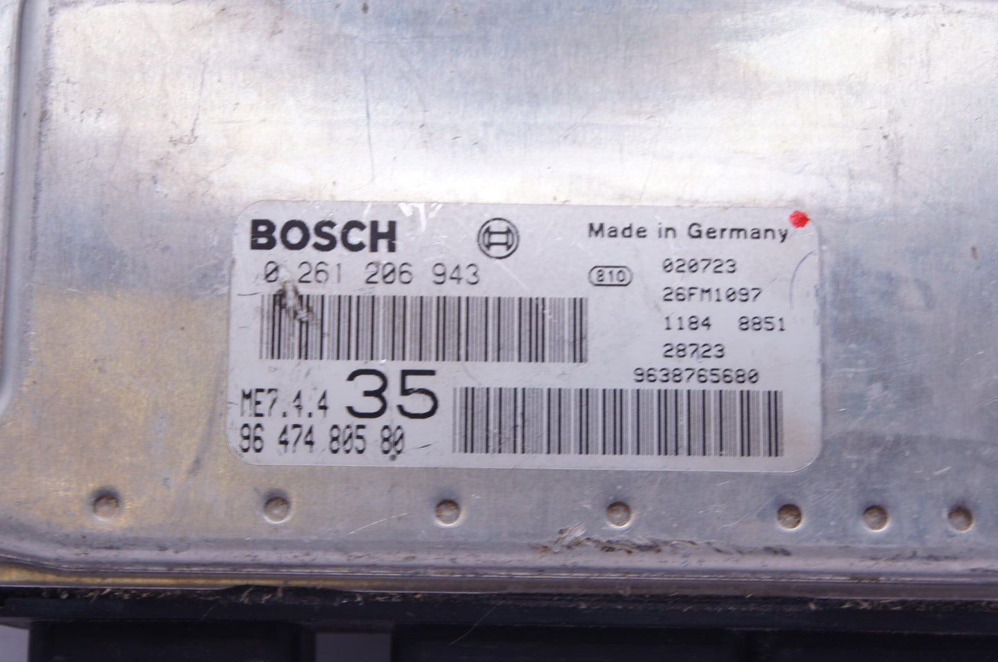 Peugeot Citroen ECU 0261206943 9647480580 Plug & Play VIRGIN - Glasgow Car Parts Store