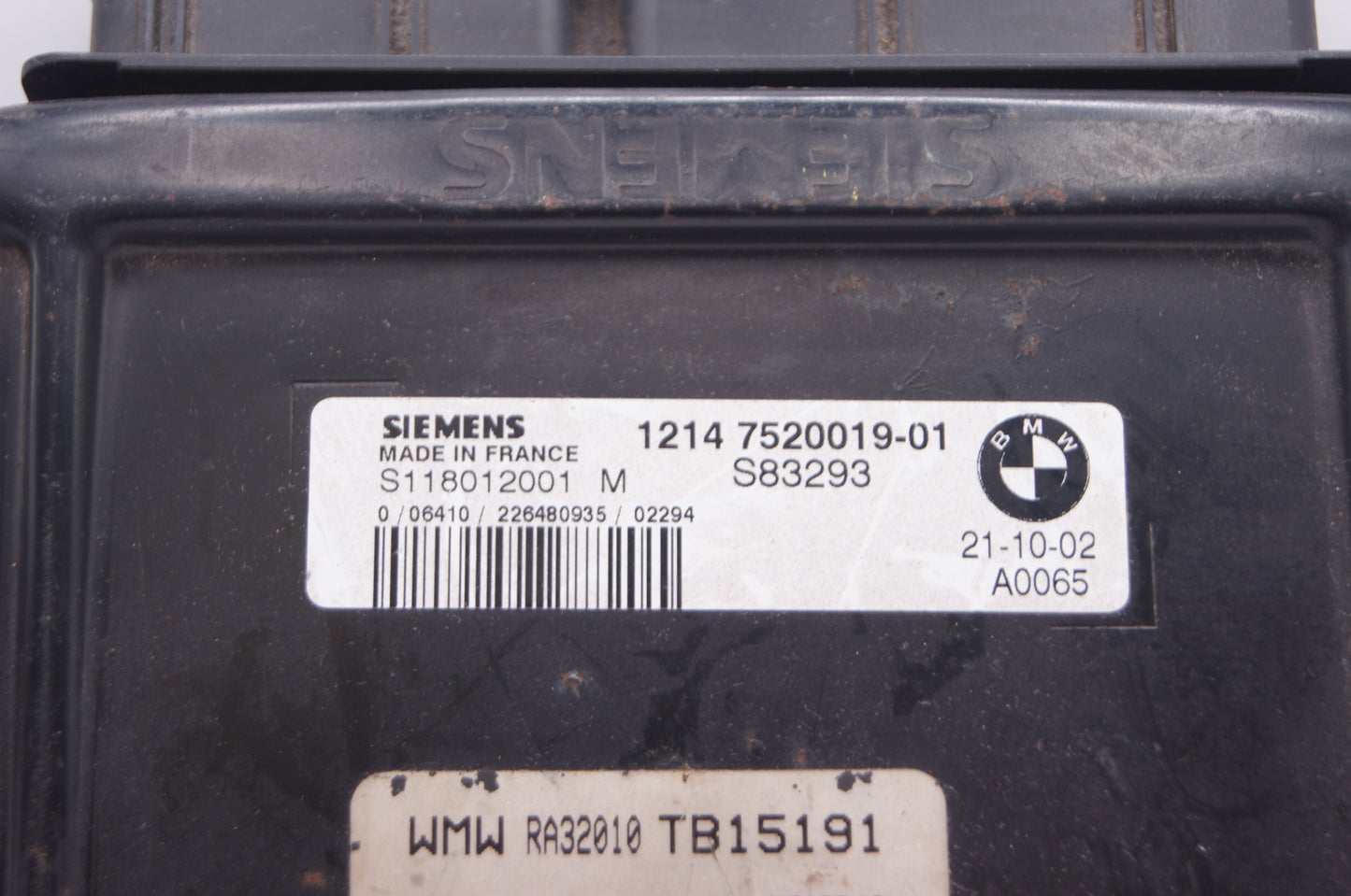 BMW MINI 1.6 ECU S118012001 M  Plug & Play - Glasgow Car Parts Store