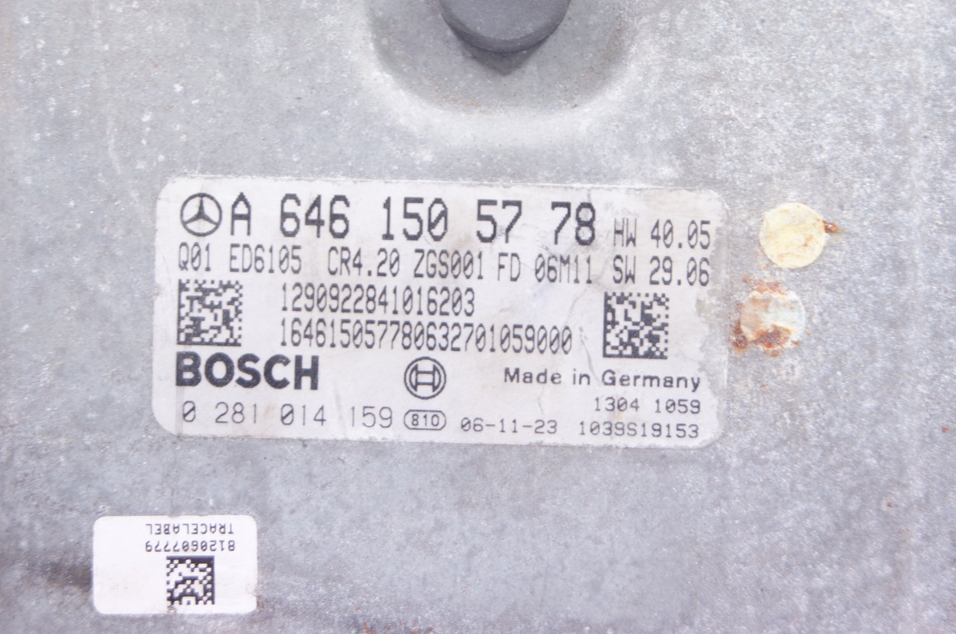 ecu A6461505778 0281014159 Mercedes - Glasgow Car Parts Store
