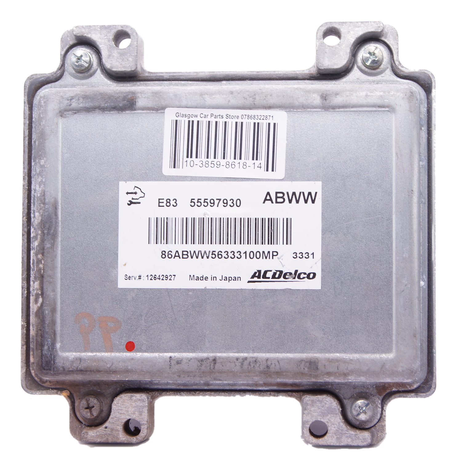 VAUXHALL CORSA D 2007-2014 1.2 A12XER ECU  55597930 ABWW PLUG AND PLAY - Glasgow Car Parts Store