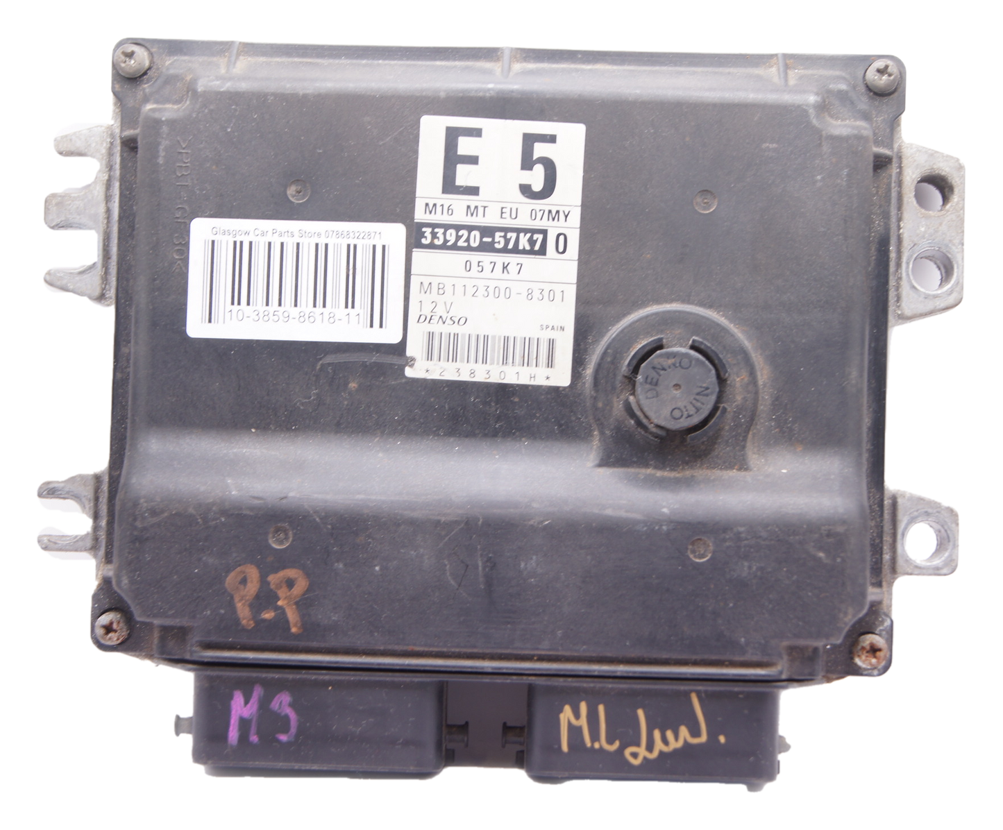 SUZUKI SWIFT 1.6 PETROL ECU ENGINE CONTROL UNIT 33920-57K7 PLUG AND PLAY - Glasgow Car Parts Store