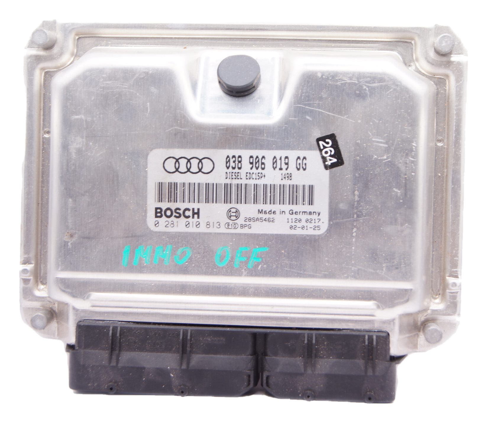 Audi A4 TDI 1,9 AVB IMMO OFF ECU 0281010813 - 038906019GG.PLUG AND PLAY - Glasgow Car Parts Store