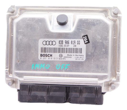 Audi A4 TDI 1,9 AVB IMMO OFF ECU 0281010813 - 038906019GG.PLUG AND PLAY - Glasgow Car Parts Store