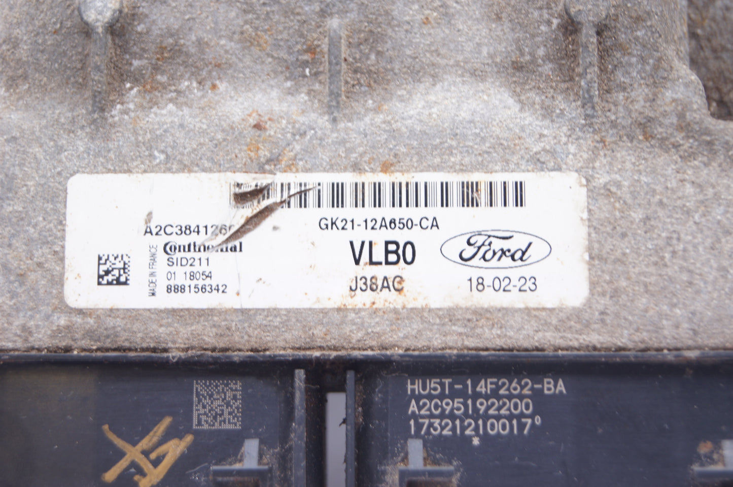 FORD TRANSIT CUSTOM MK8 2.0 EURO6 ENGINE ECU GK21-12A650-CA GK2112A650CA VLB0 - Glasgow Car Parts Store