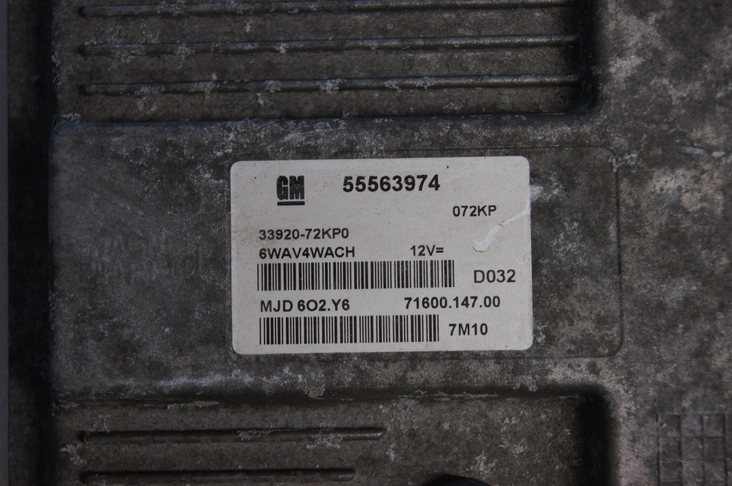 SUZUKI SWIFT 1.3 DIESEL ECU 55563974 ENGINE CONTROL UNIT MJD 602.Y6 - Glasgow Car Parts Store