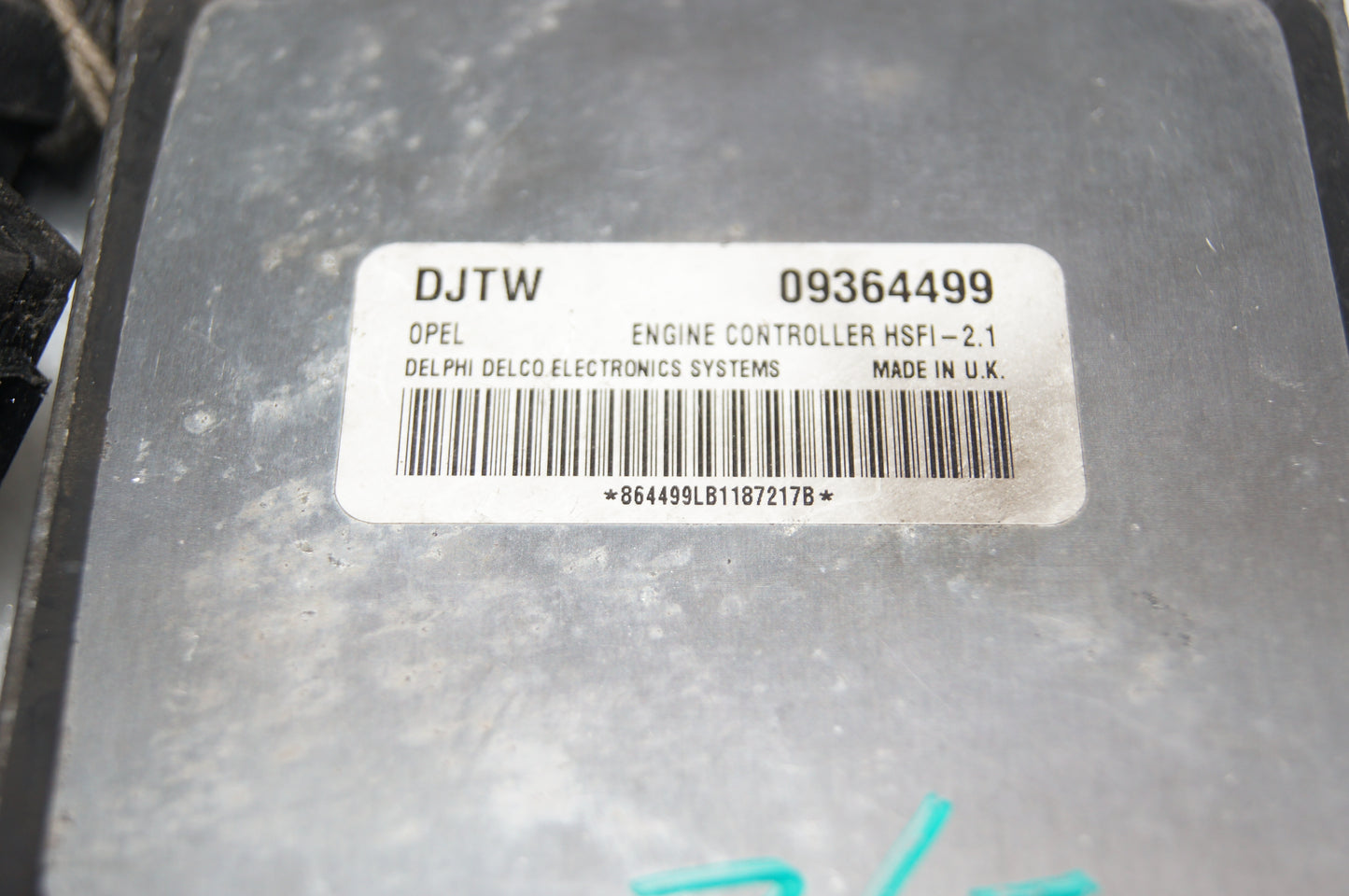 Ecu Set Opel Vauxhall HSFI 2.1 Ecu 09364499 DJTW Plug and Play. - Glasgow Car Parts Store