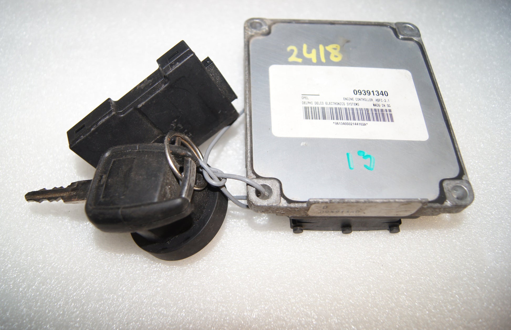 Vauxhall Opel Z16se Ecu engine control unit Set 09391340 Plug and Play. - Glasgow Car Parts Store