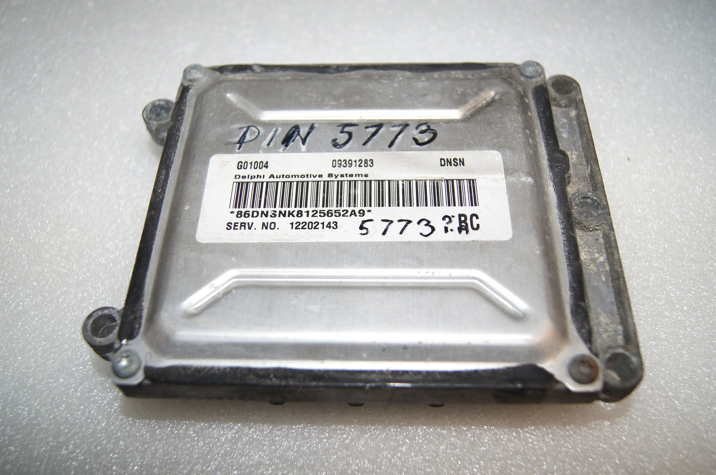 Vauxhall Opel Astra G Zafira A 2.2i Petrol Engine Control Unit ECU 09391283 and pin - Glasgow Car Parts Store