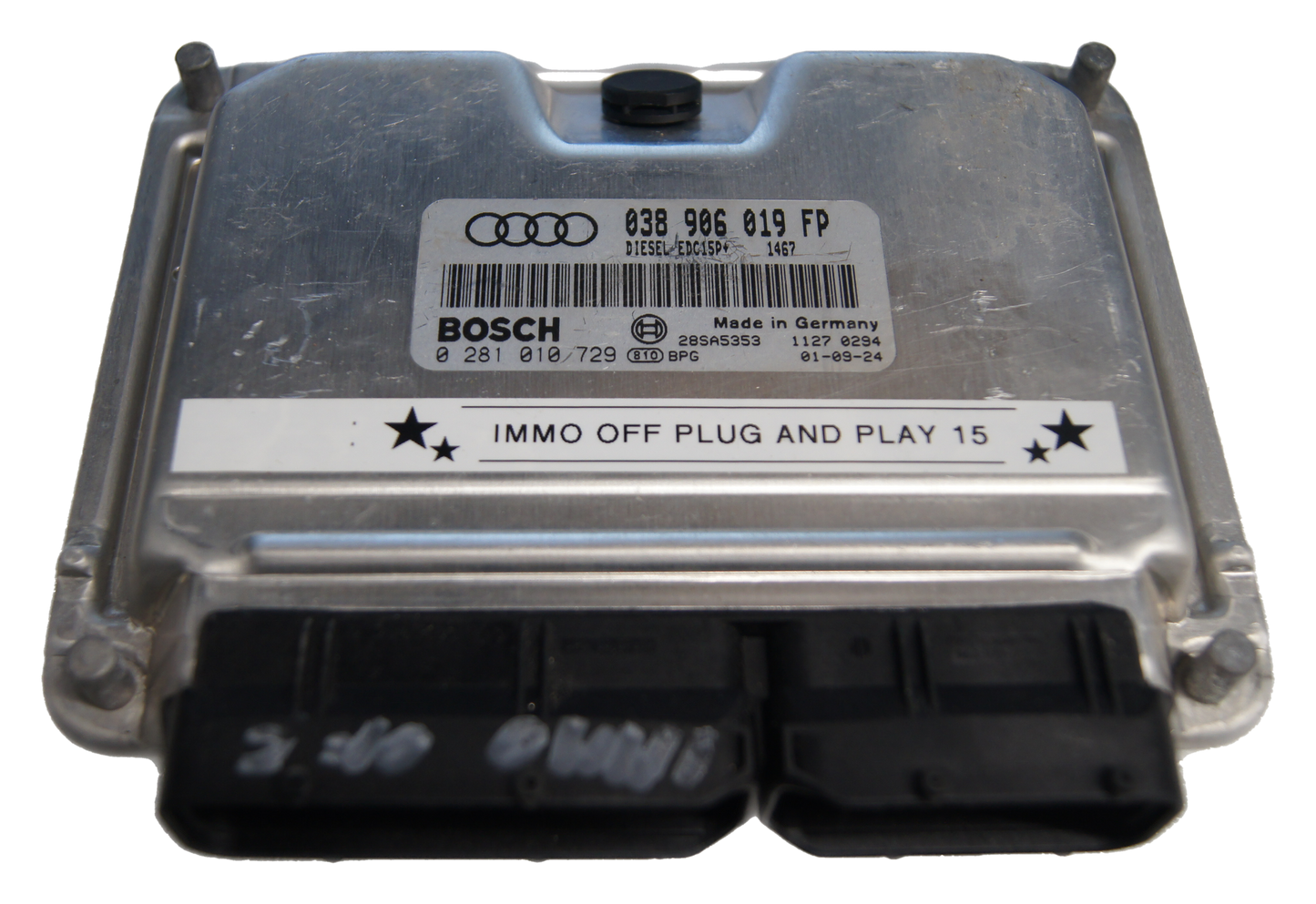 Audi VW 038906019FP 0281010729 EDC15P+ . Plug & Play ECU - Glasgow Car Parts Store