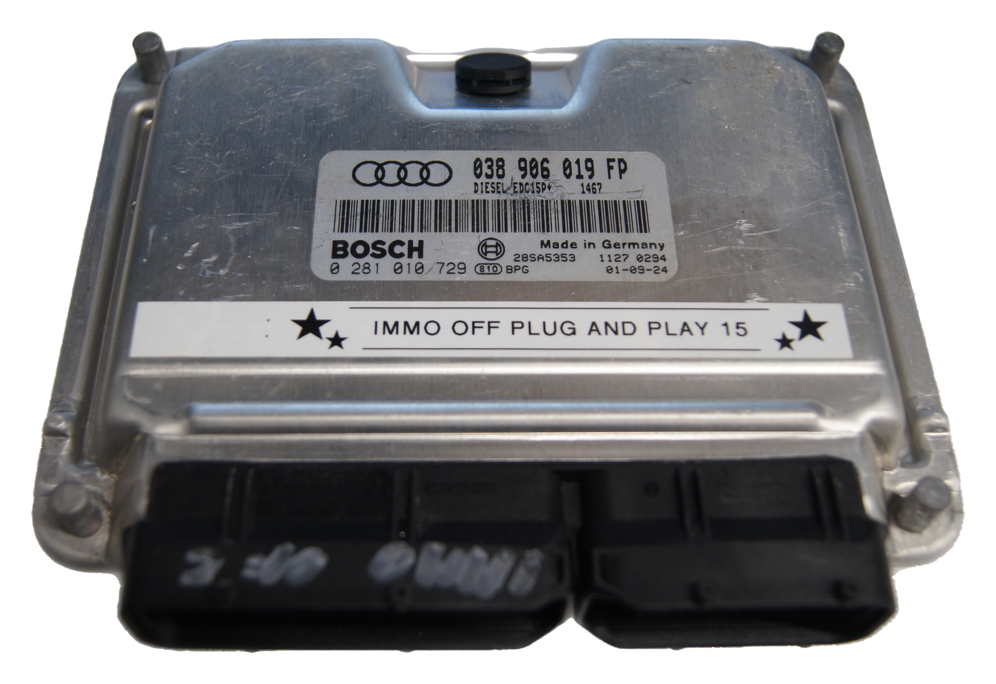 Audi VW 038906019FP 0281010729 EDC15P+ . Plug & Play ECU - Glasgow Car Parts Store