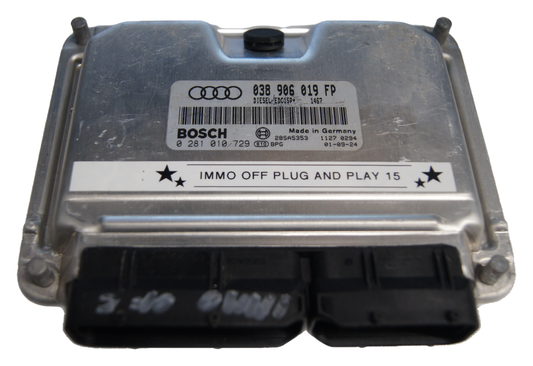 Audi VW 038906019FP 0281010729 EDC15P+ . Plug & Play ECU - Glasgow Car Parts Store