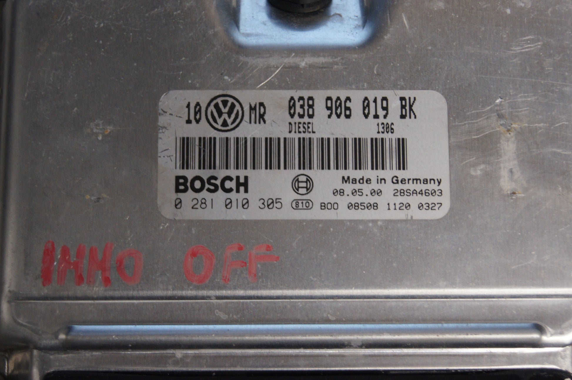 VW Passat ECU 038906019BK 0281010305 Plug &Play Immo off - Glasgow Car Parts Store