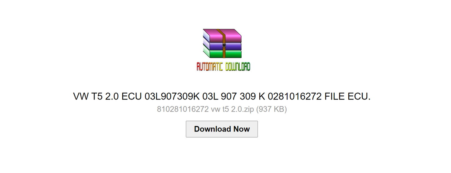 VW  T5 2.0 ECU 03L907309K 03L 907 309 K  0281016272 FILE ECU. - Glasgow Car Parts Store