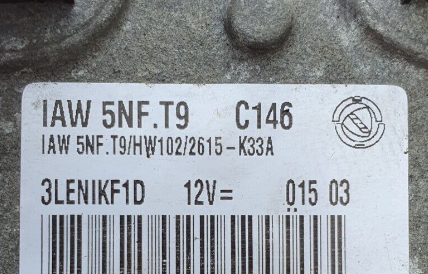 ECU FIAT STILO IAW5NF.T9 1.6 16V VIRGIN FILE - Glasgow Car Parts Store
