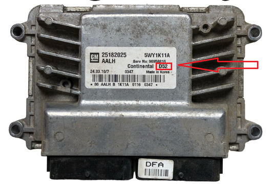 SERVICE CLONING ECU Chevrolet D42, 42R, D52. PLUG AND PLAY - Glasgow Car Parts Store