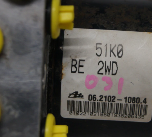 Agila Vauxhall ,Opel ABS Pump ECU Unit, 51K0 WD 2wd 06.2102-1080.4 06.2109-529
