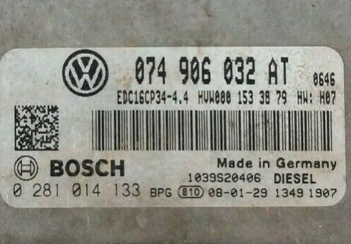 Engine Volkswagen Crafter 0 281 014 133 0281014133 074906032AT.ORGINAL EEPROM FILE. - Glasgow Car Parts Store