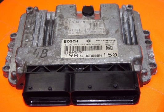 FIAT BRAVO 1.9 JTD ECU 0 281 013 580 0281013580 51809690 - Glasgow Car Parts Store