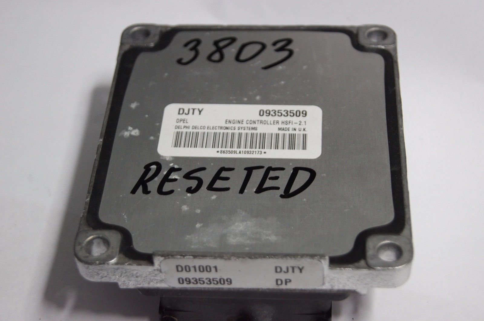 Vauxhall, Opel ECU DJTY 09353509.READY FOR PROGRAMING. READY FOR PROGRAMING - Glasgow Car Parts Store
