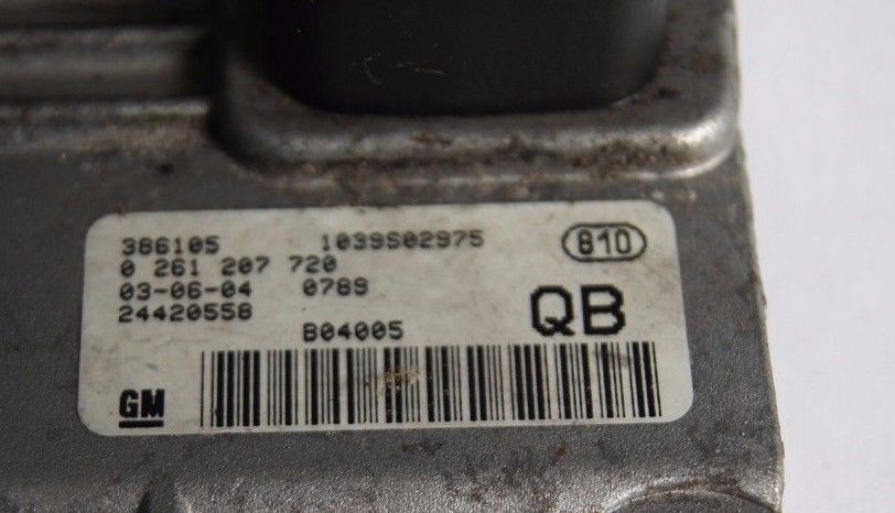 Corsa C 2004-2006 Ecu Z10XEP  Bosch 0261207720, 55354330 QB READY FOR PROGRAMING - Glasgow Car Parts Store