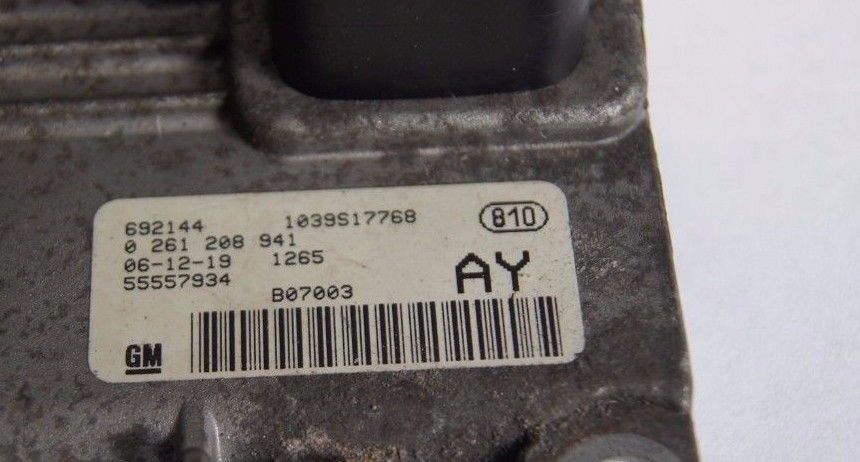 Vauxhall Opel Corsa D Z14XEP ECU 0261208941 / 55557934 AY. RESET + PIN - Glasgow Car Parts Store