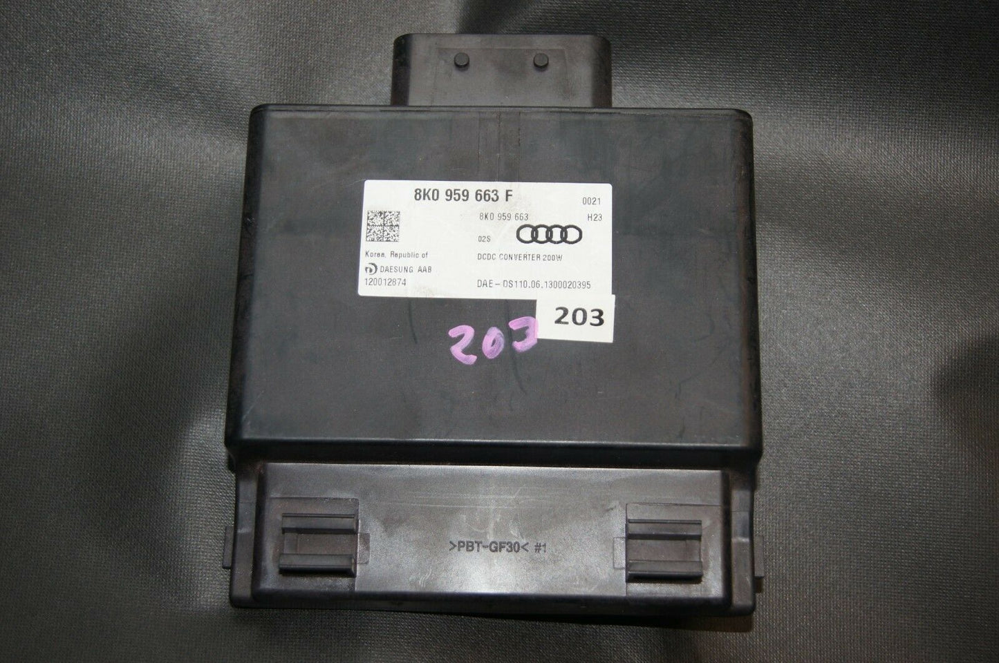 Audi A4 8K A5 8T A6 A7 4G Spannungswandler Start /Stop 8K0959663F / 8K0959663 - Glasgow Car Parts Store