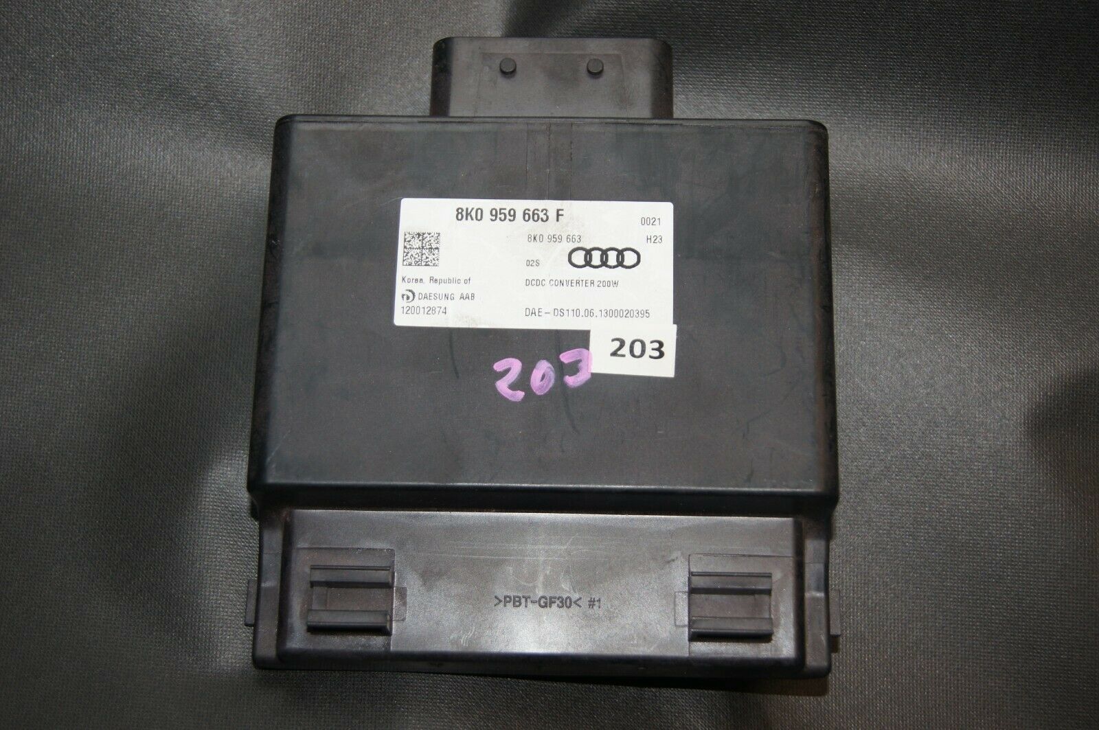Audi A4 8K A5 8T A6 A7 4G Spannungswandler Start /Stop 8K0959663F / 8K0959663 - Glasgow Car Parts Store