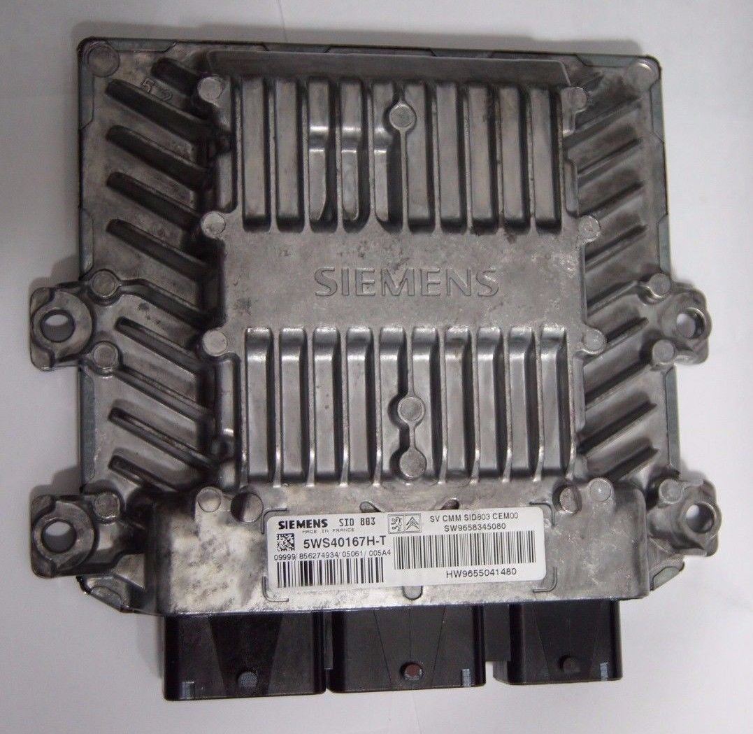 PEUGEOT 407 2.0 HDI ECU ENGINE CONTROL UNIT 5WS40167H-T SIEMENS. VERGIN ECU - Glasgow Car Parts Store