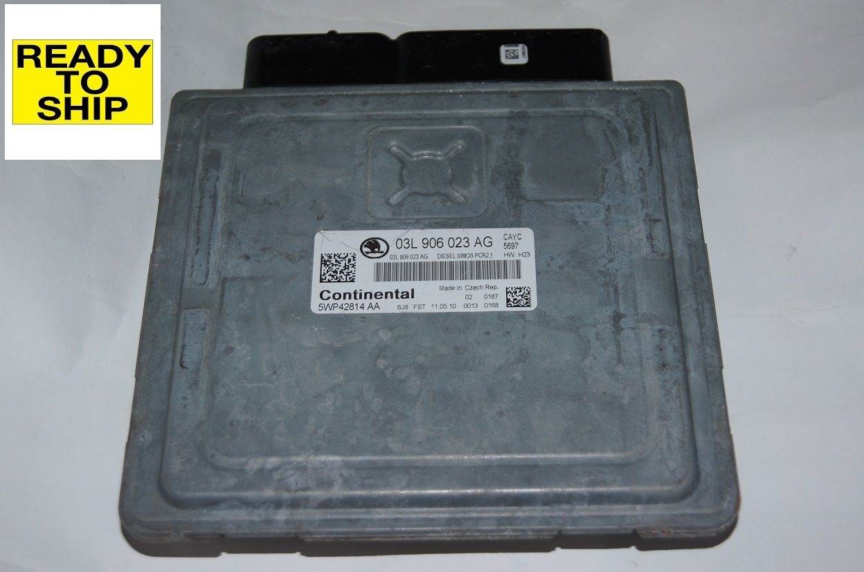 VW -AUD-I SKODA- SEAT 1.6 TDI CAYC 2009-2013 ENGINE ECU 03L906023 AG - Glasgow Car Parts Store