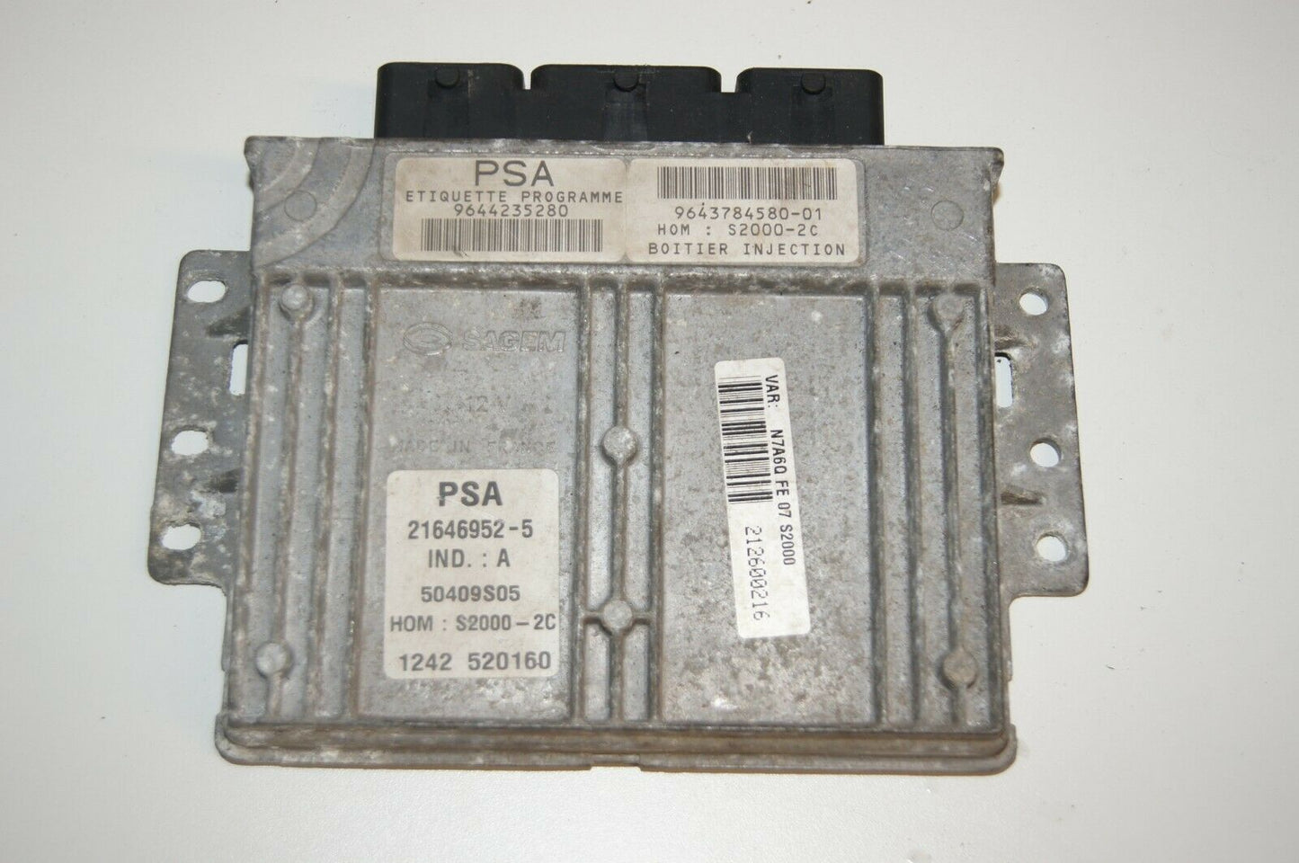 CITROEN XSARA 1.4  PETROL ENGINE ECU 9643784580-01 9644235280 21646952-5 - Glasgow Car Parts Store