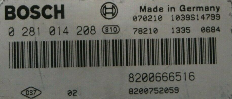 TRAFIC VIVARO 2.0 DCi 0281014208 PLUG AND PLAY / VIRGIN ECU - Glasgow Car Parts Store