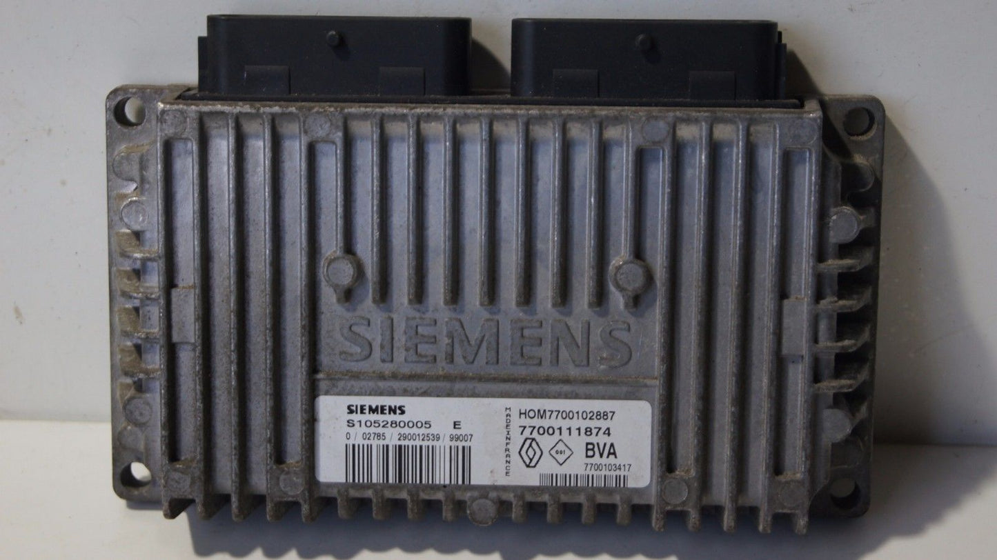 S105280005 E RENAULT GEARBOX TRANSMISSION MODULE ECU 77001118  60 DAYS GUARANTEE - Glasgow Car Parts Store