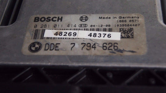 BMW  ECU DDE 7794626 BOSCH 0281011414 . 0 281 011 414 - Glasgow Car Parts Store