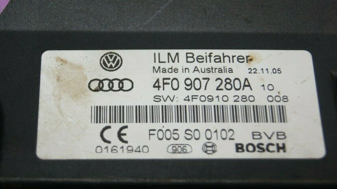 AUDI A6 / C6 ONBOARD POWER SUPPLY CONTROL MODULE 4F0907280A 4F0910280 - Glasgow Car Parts Store