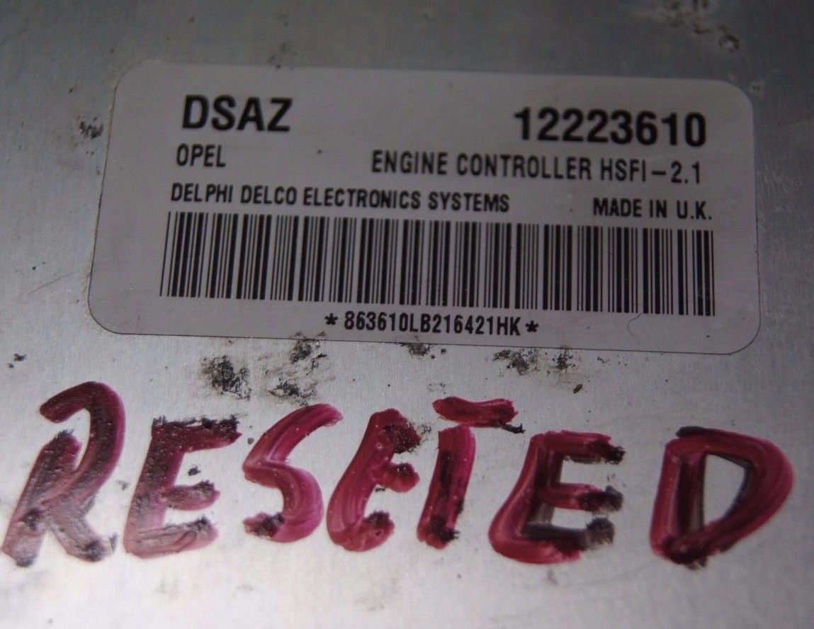 ENGINE ECU DSAZ 12223610 ກຽມພ້ອມສໍາລັບການອອກກໍາລັງກາຍ
