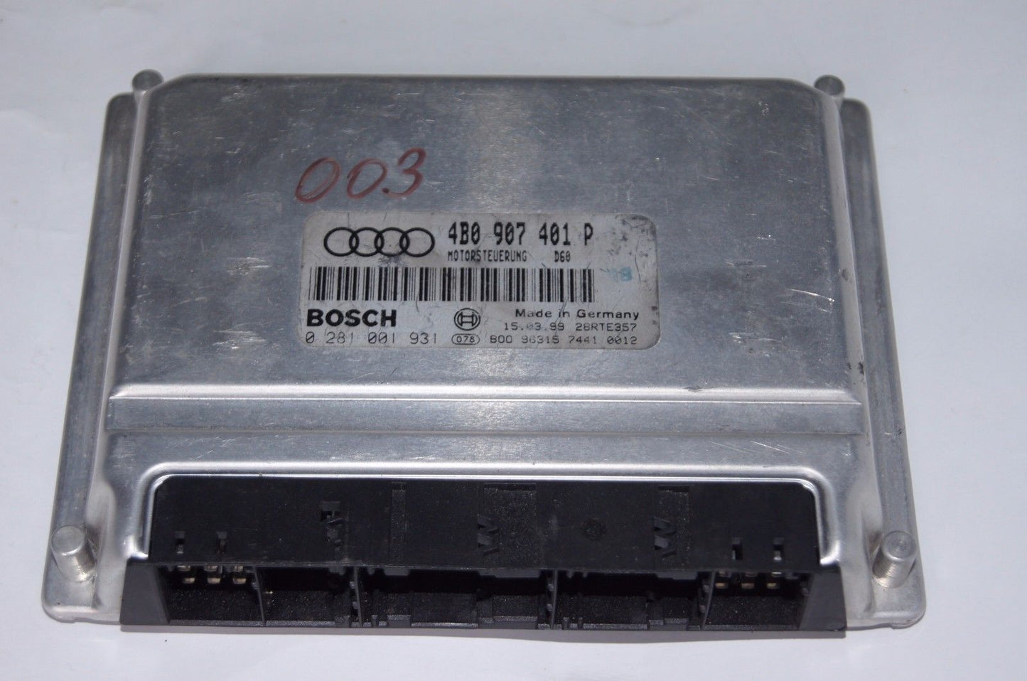 AUDI A6 ,C5 2.5 TDI ECU COMPUTER 4B0907401P BOSCH  0281001931 - Glasgow Car Parts Store