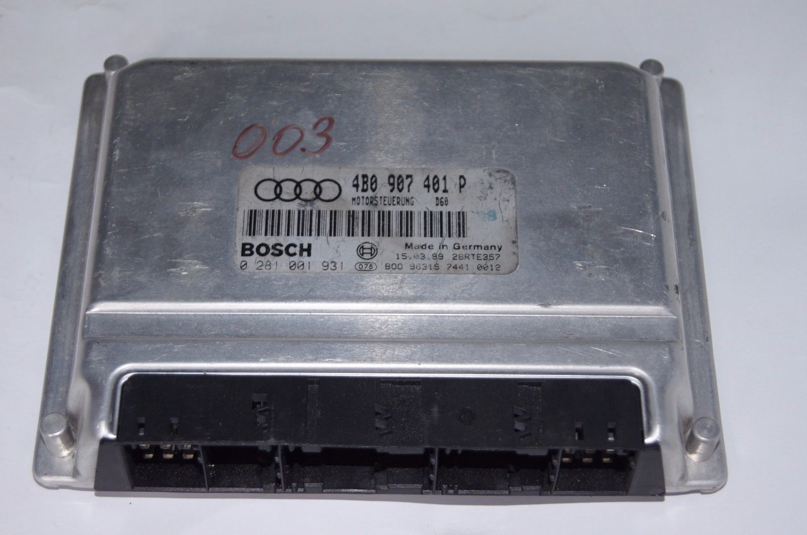 AUDI A6 ,C5 2.5 TDI ECU COMPUTER 4B0907401P BOSCH  0281001931 - Glasgow Car Parts Store