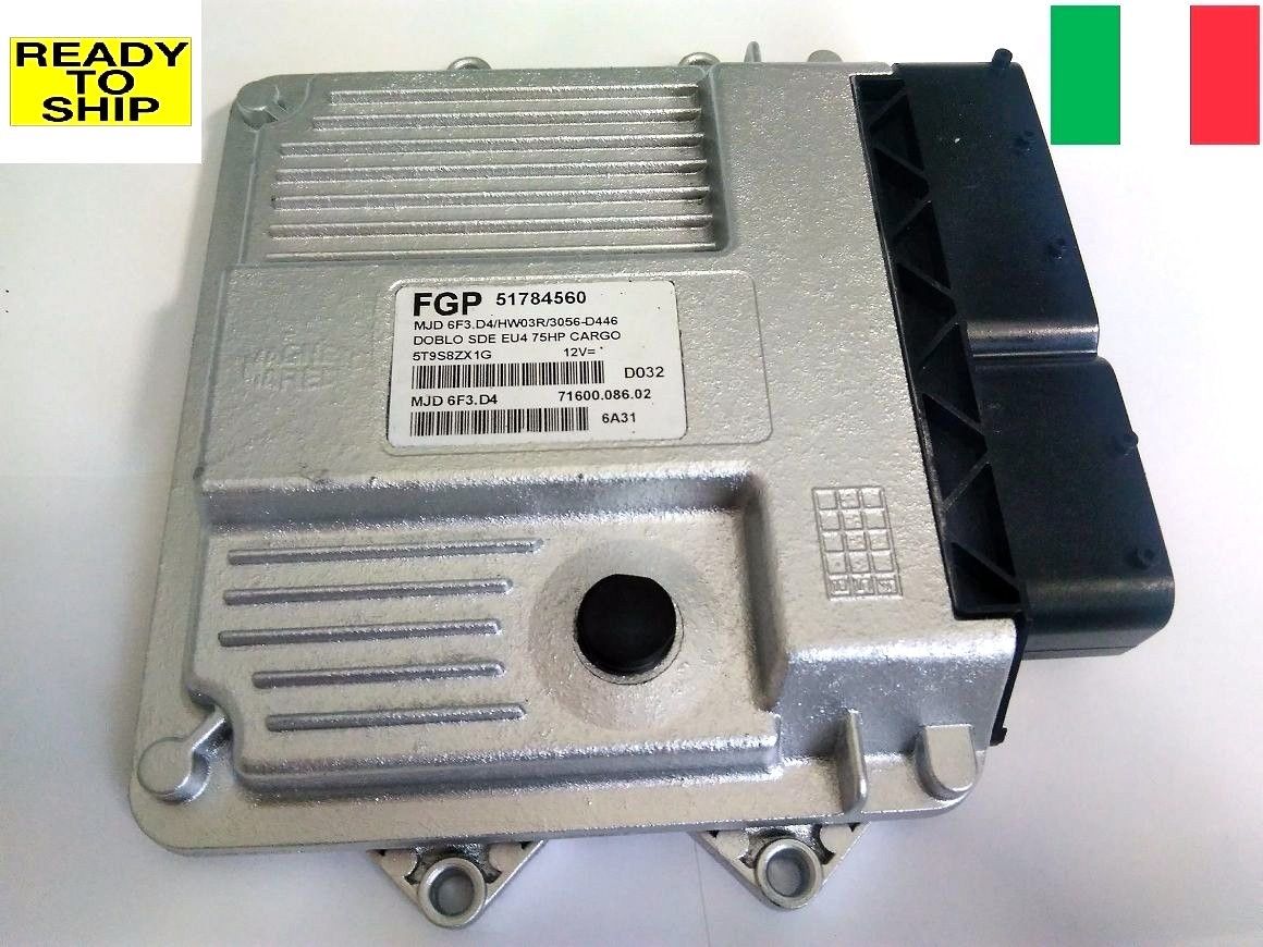 CENTRALINA FIAT DOBLO ECU 51784560 MJD 6F3.D4 - Glasgow Car Parts Store