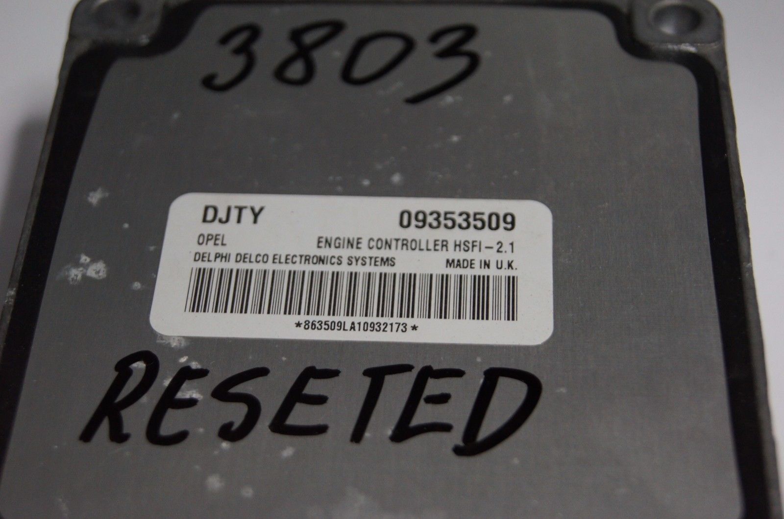 Vauxhall, Opel ECU DJTY 09353509.READY FOR PROGRAMING. READY FOR PROGRAMING - Glasgow Car Parts Store