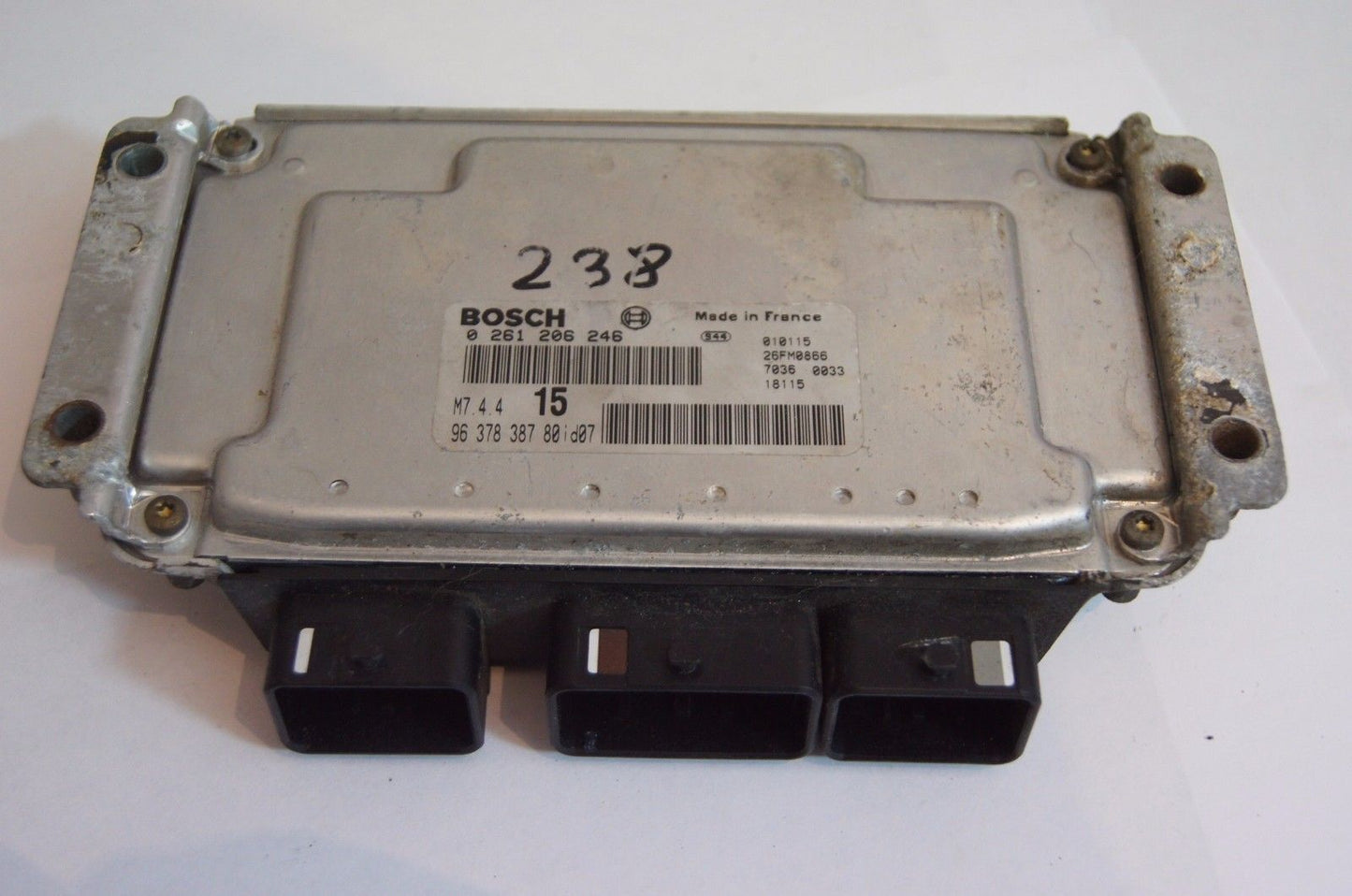 9637838780id07 0 261 206 246 Citroen Peugeot ECU 96 378 387 80 (M7.4.4) - Glasgow Car Parts Store