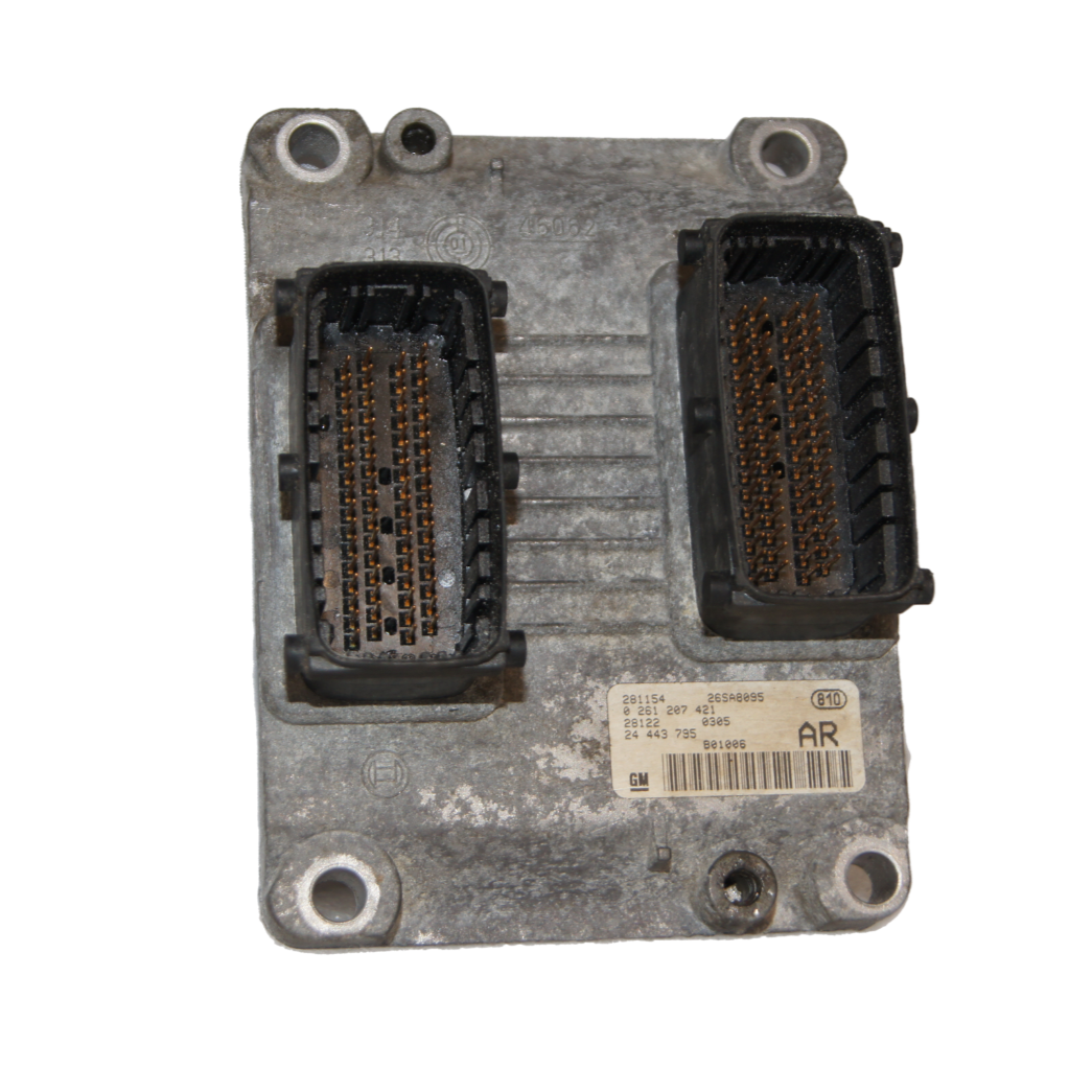 Vauxhall Corsa 1.0 16v Z10XE Engine Control Unit ECU 0261207421 24443795 AR RESET - Glasgow Car Parts Store