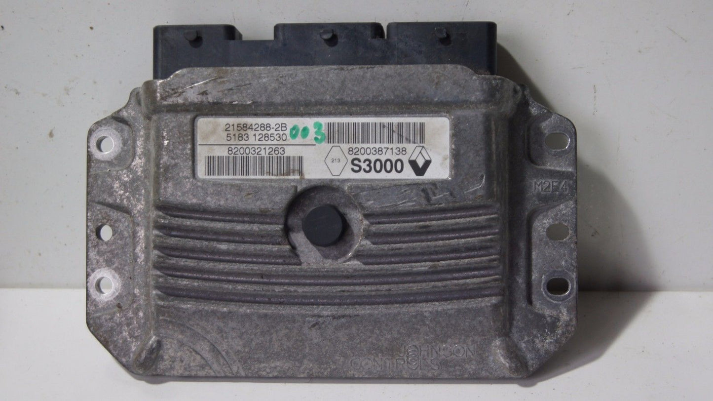 8200321263 RENAULT MEGANE ENGINE ECU 21584288-2B 8200387138  60 DAYS GUARANTEE - Glasgow Car Parts Store