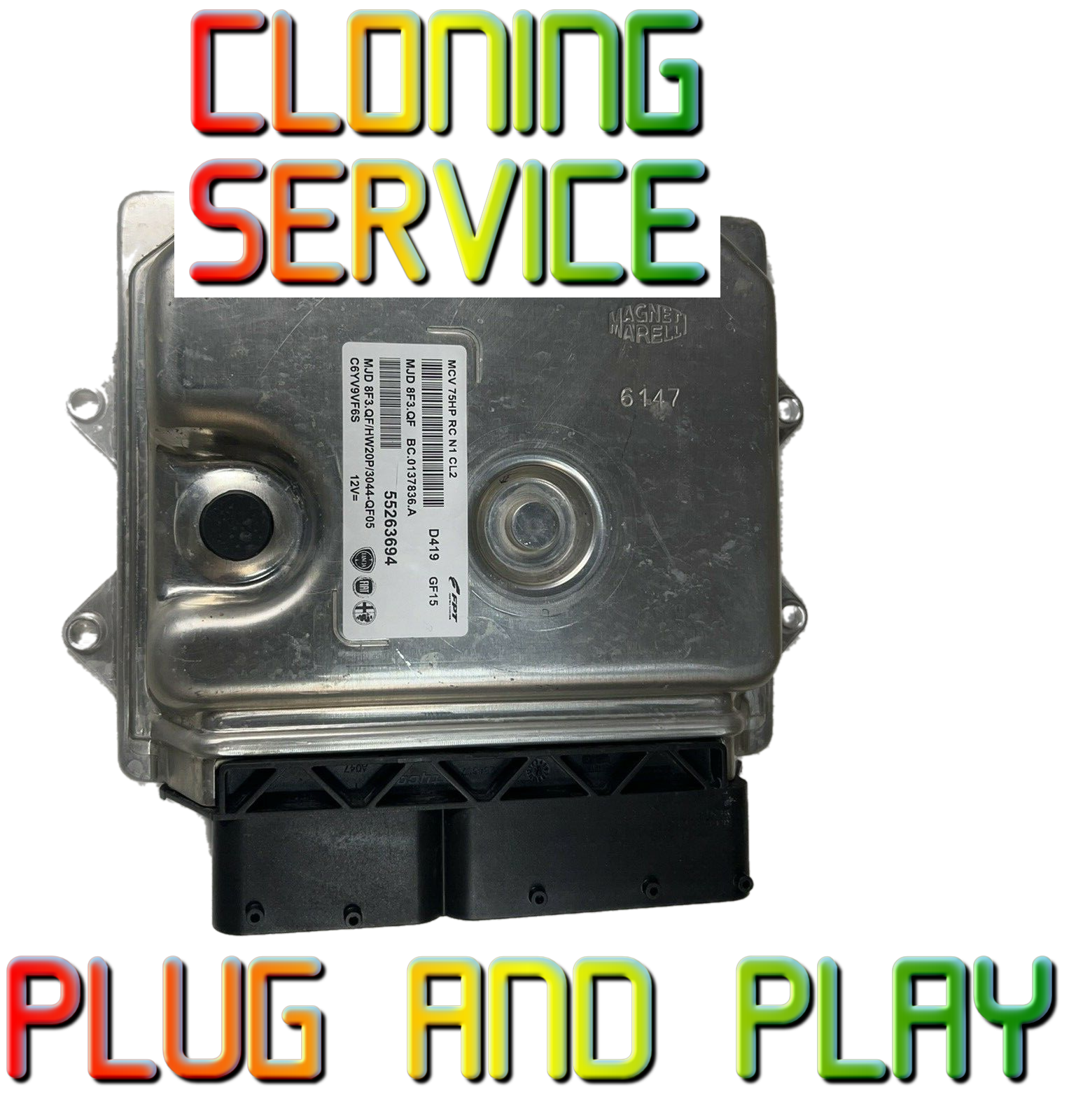 FIAT/ CITROEN NEMO / BIPPER / FIORINO 1.3 ECU MJD8F2.F1 cloning service - Glasgow Car Parts Store