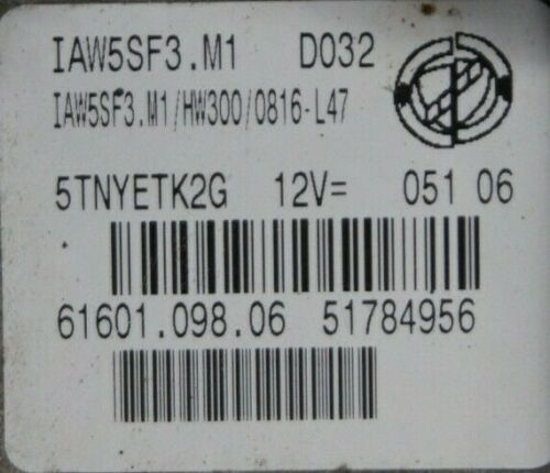 Fiat ECU IAW5SF3.M1 HW300/0816-L47 PLUG & PLAY - Glasgow Car Parts Store