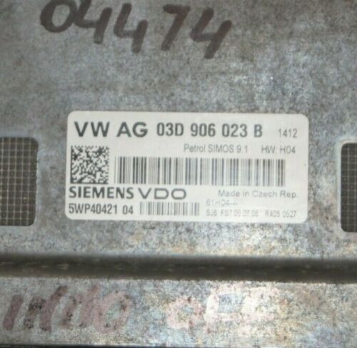 Audi ,VW, Skoda Seat ecu immo off, removed plug and play 03D906023B simos 9.1,IMMO - Glasgow Car Parts Store