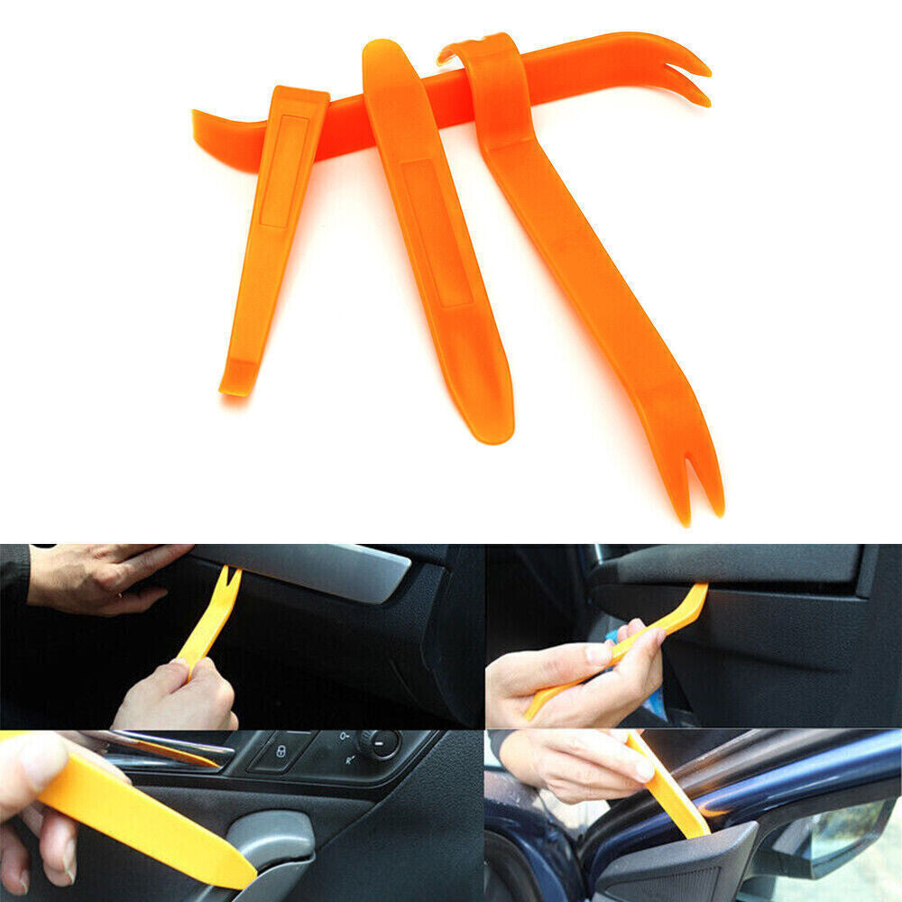 4 Pcs Car Trim Removal Tool Kit Panel Door Pry Dash Interior Clip Set